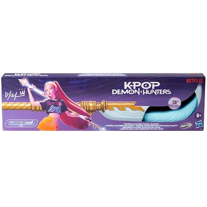 KPOP DEMON HUNTERS Nerf Espada Lunar Curva de Mira, Juguete de rol y Cosplay
