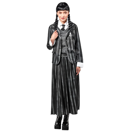 Rubie'S - Disfraz de miércoles para Mujer Nevermore Academy Uniforme, Negro -, S