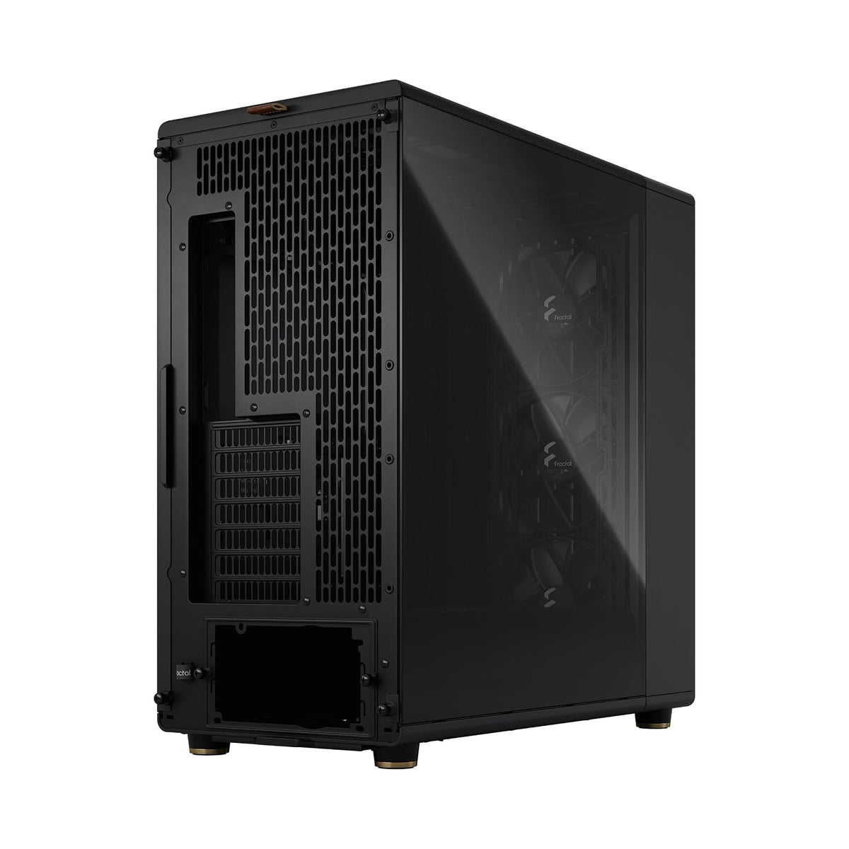 Gabinete Fractal Design North XL E-ATX – Negro, Diseño Estético con Panel de Madera, Soporte para GPUs de hasta 330 mm