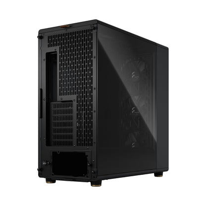 Gabinete Fractal Design North XL E-ATX – Negro, Diseño Estético con Panel de Madera, Soporte para GPUs de hasta 330 mm