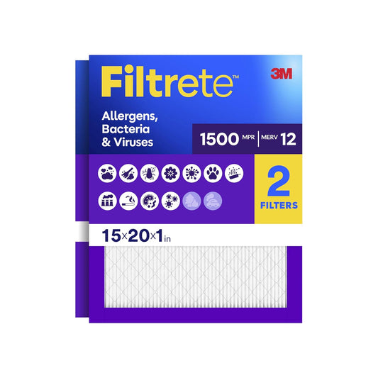 Filtrete Healthy Living - Filtro, Paquete de 2, 16 x 20 x 1