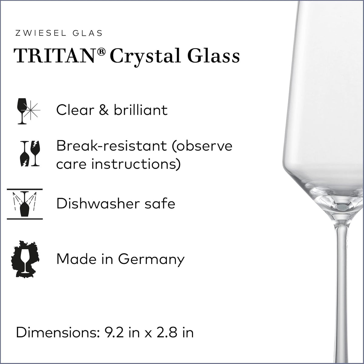 Schott Zwiesel Tritan colección vidrio copas de cristal puro Sauvignon Blanc