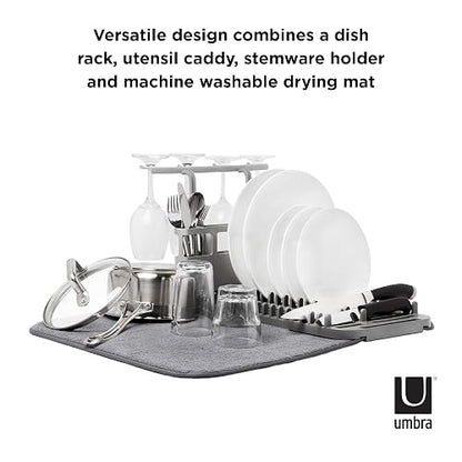 ESCURREDOR DE PLATOS UDRY CON TAPETE REMOVIBLE
