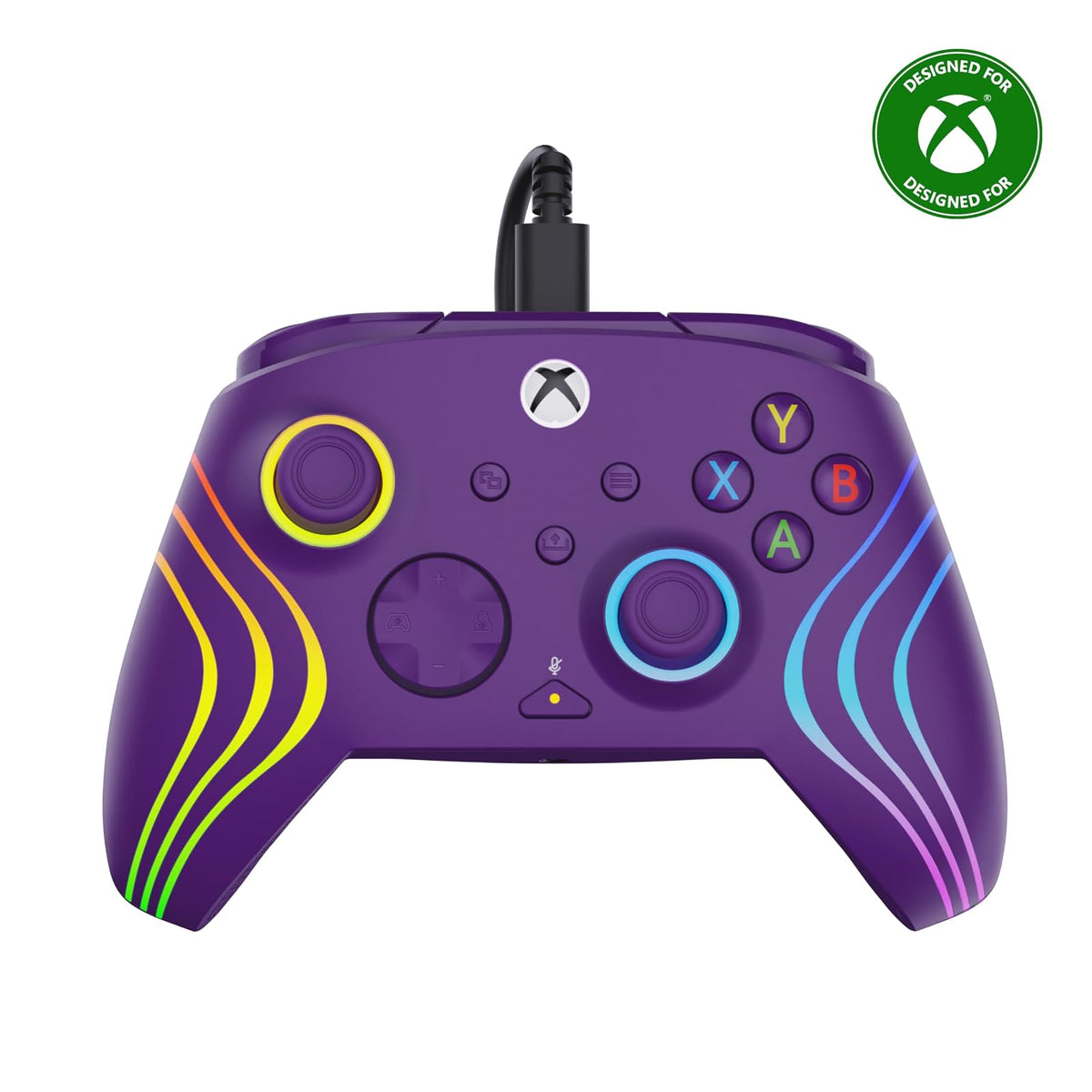 Turtle Beach Afterglow Wave Control Gaming RGB con Cable para Xbox y PC - morado