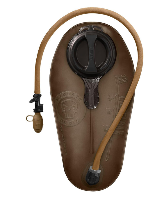 CamelBak - Mil-Spec Crux 100 onzas/3.0 L Depósito de Accesorios Largo (1944001003), café