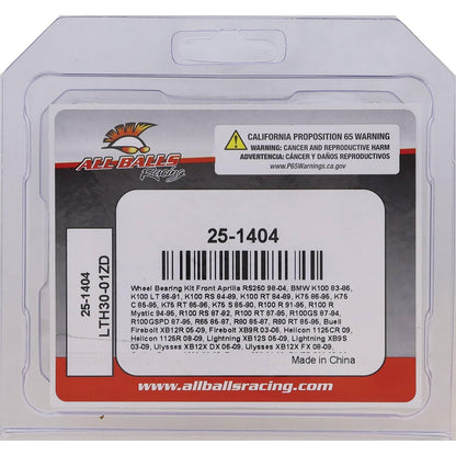 All Balls Racing 25-1404 Kit de Junta de Rodamiento de Rueda para Kawasaki y Yamaha