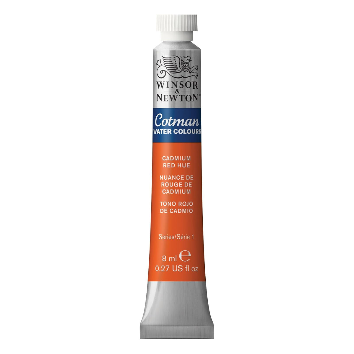 Winsor & Newton Acuarela Cotman en Tubo 8 ml, Varios Colores - Tubo de 7,7 g - Cadmium