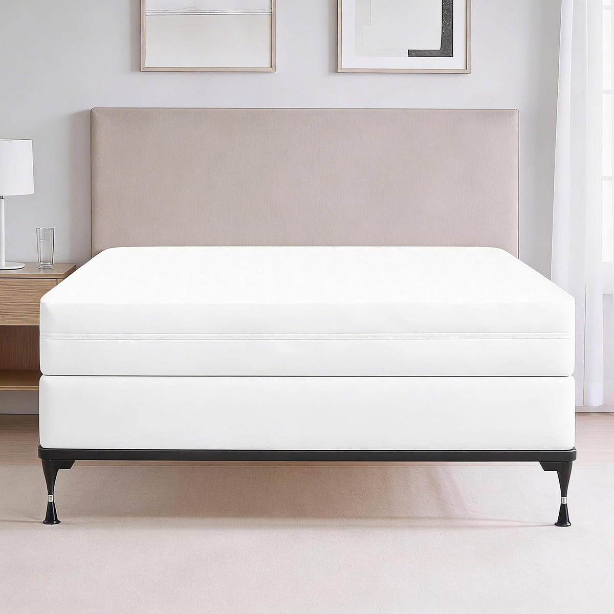 Bed Bug Blocker FRE146XXWHIT01 Twin Non-Woven Zip Mattress Protector