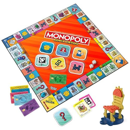Hasbro Gaming Monopoly Banca Virtual Juego de Mesa a Partir de 8 Años