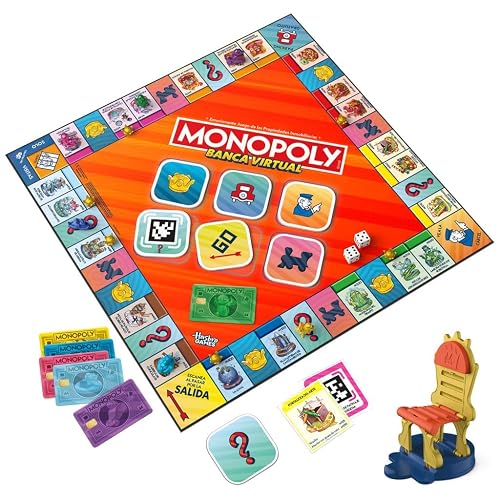 Hasbro Gaming Monopoly Banca Virtual Juego de Mesa a Partir de 8 Años
