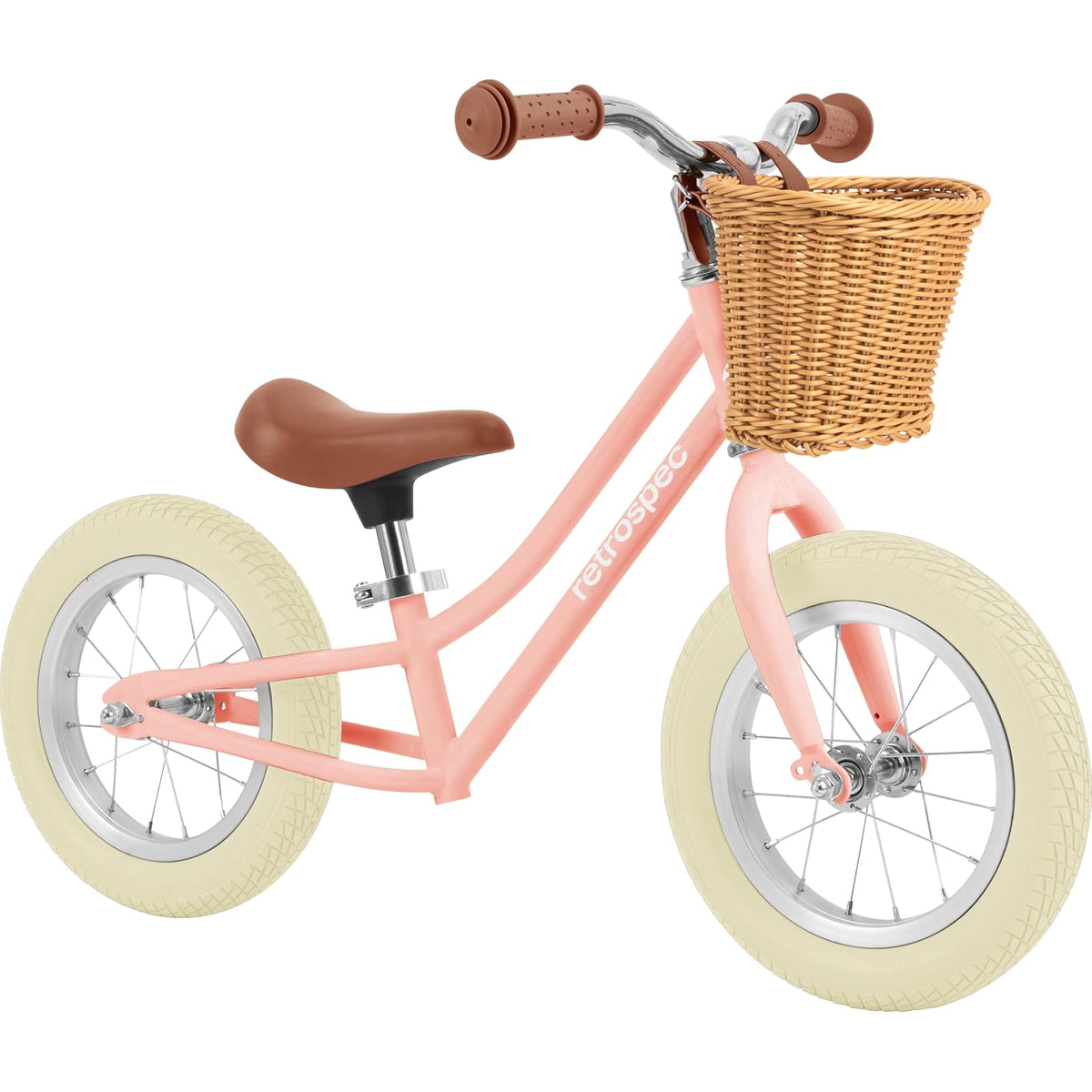 Retrospec Baby Beaumont - Bicicleta de Equilibrio para niños pequeños, sin Pedales, neumáticos Acolchados con Aire para niños y niñas de 1 a 3 años, con Altura de Asiento Ajustable