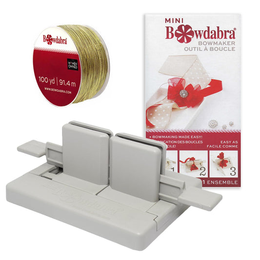 Morex x Bowdabra Combo, Mini Bow Maker, y alambre dorado de 100 yardas