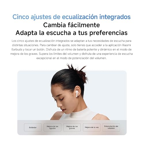 XIAOMI Audífonos Inalámbricos Redmi Buds 6 Active Rosa | Driver de 14.2mm | Cancelación de Ruido del Viento para Llamadas | Batería hasta 30h | 5 Ajustes de Ecualizador