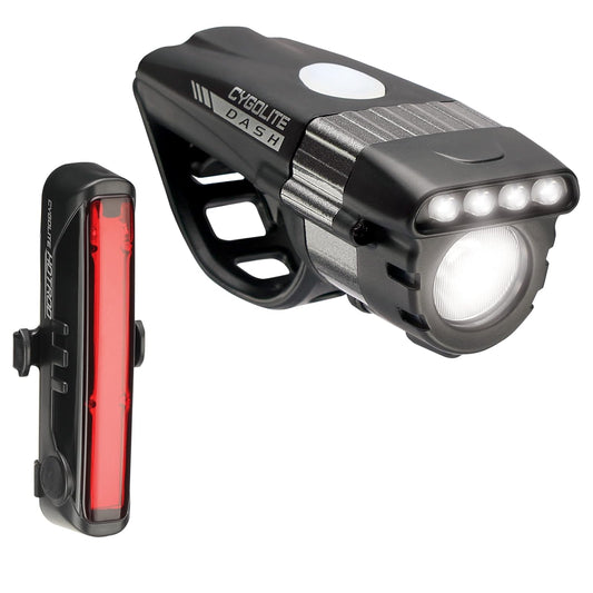 Cygolite Dash– Modelos de luz para Bicicleta 600 Pro, 520, 460 lúmenes, 5 Modos nocturnos y 3 Modos diurnos, Ultra compactos, Resistente al Agua IP64, Soporte Flexible Resistente, Recargable por USB,