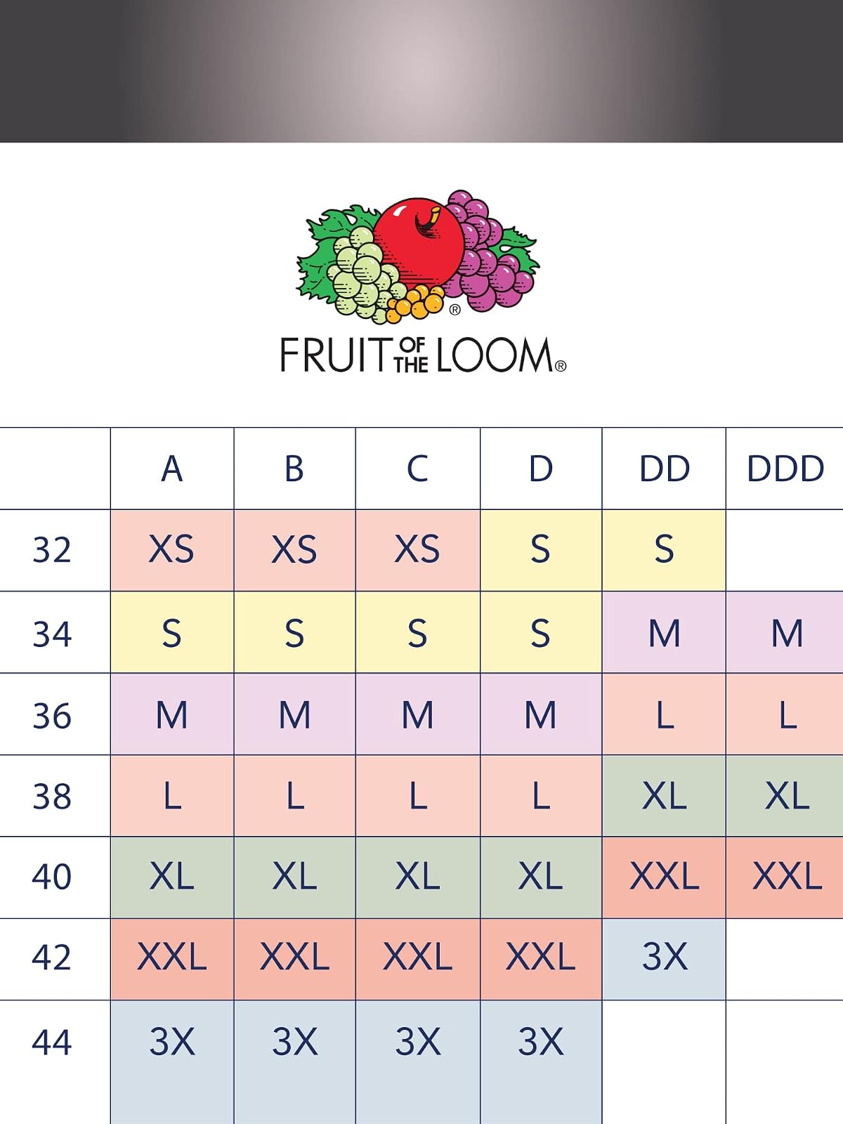 Fruit of The Loom Fruit of The Loom Brasier Deportivo de algodón con Tirantes Delgados para Mujer Sujetador Deportivo para Mujer