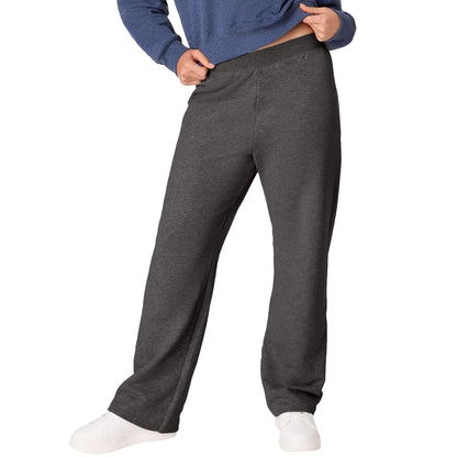 Hanes Pantalón de Lana Dobladillo Abierto Mujer - XL - Gris