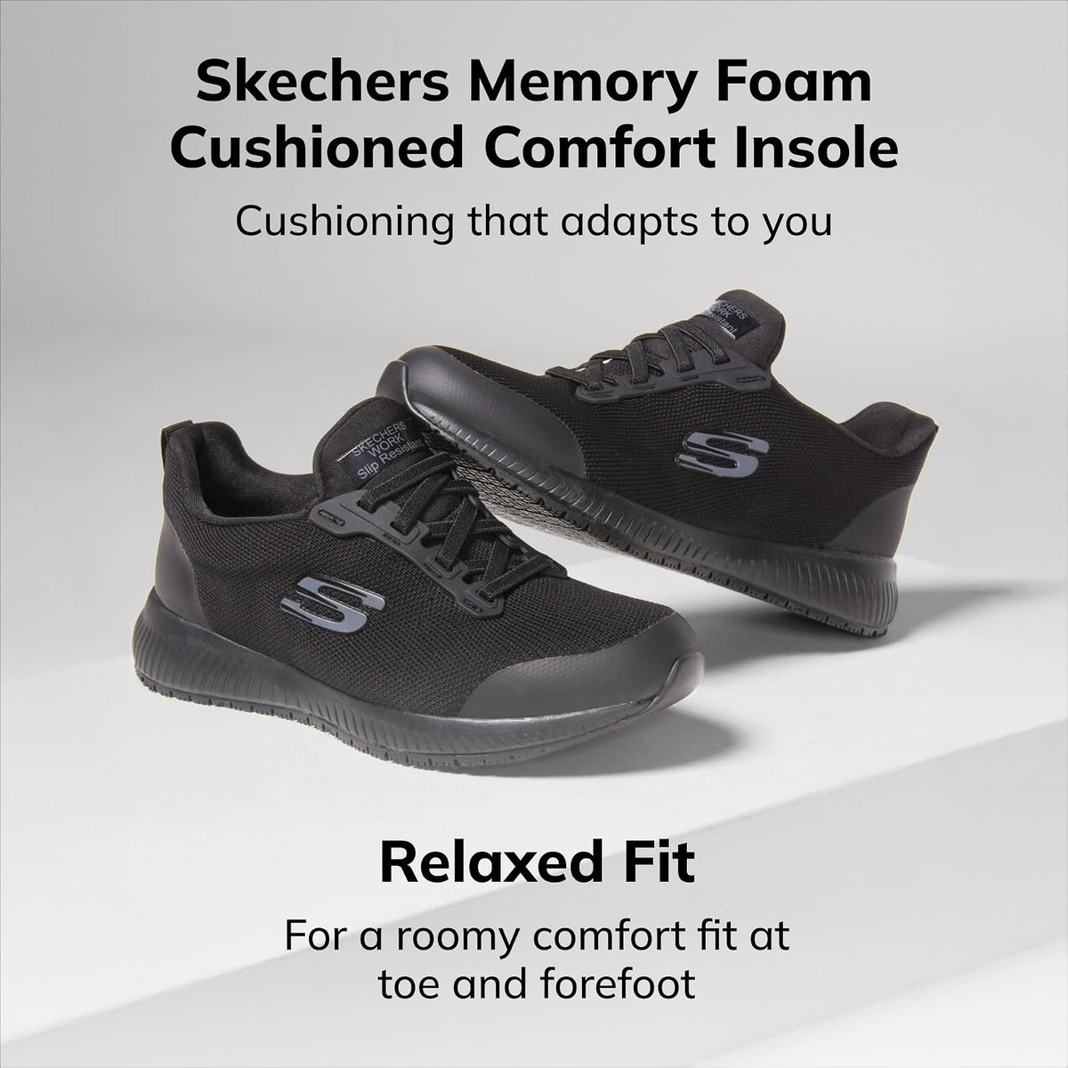 Skechers for Work Squad SR Zapatos de Servicio de Alimentos para Mujer