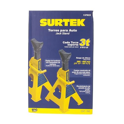 Surtek Torre para Automóvil 3 Toneladas, Amarillo