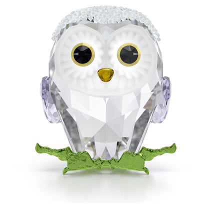 Swarovski Idyllia Baby Búho - Figura de Cristal con Cristales Brillantes - Idyllia Baby Owl