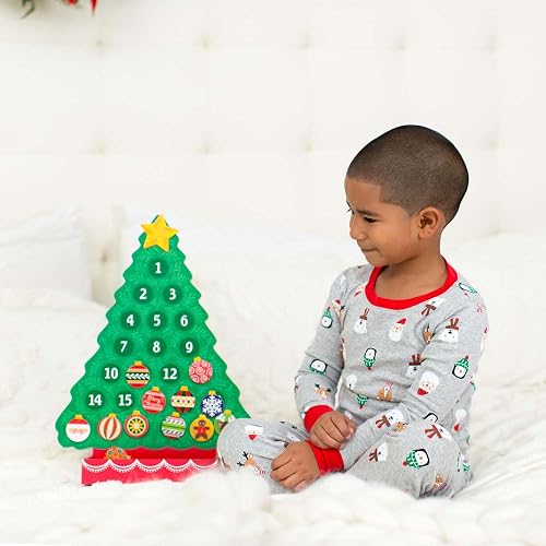 Melissa & Doug Cuenta Regresiva Para La Navidad Calendario De Adviento De Madera