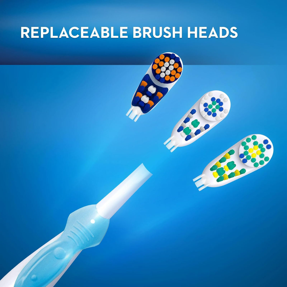 Oral-B Complete Deep Clean Battery Powered Toothbrush Replacement Brush Heads, 2ct