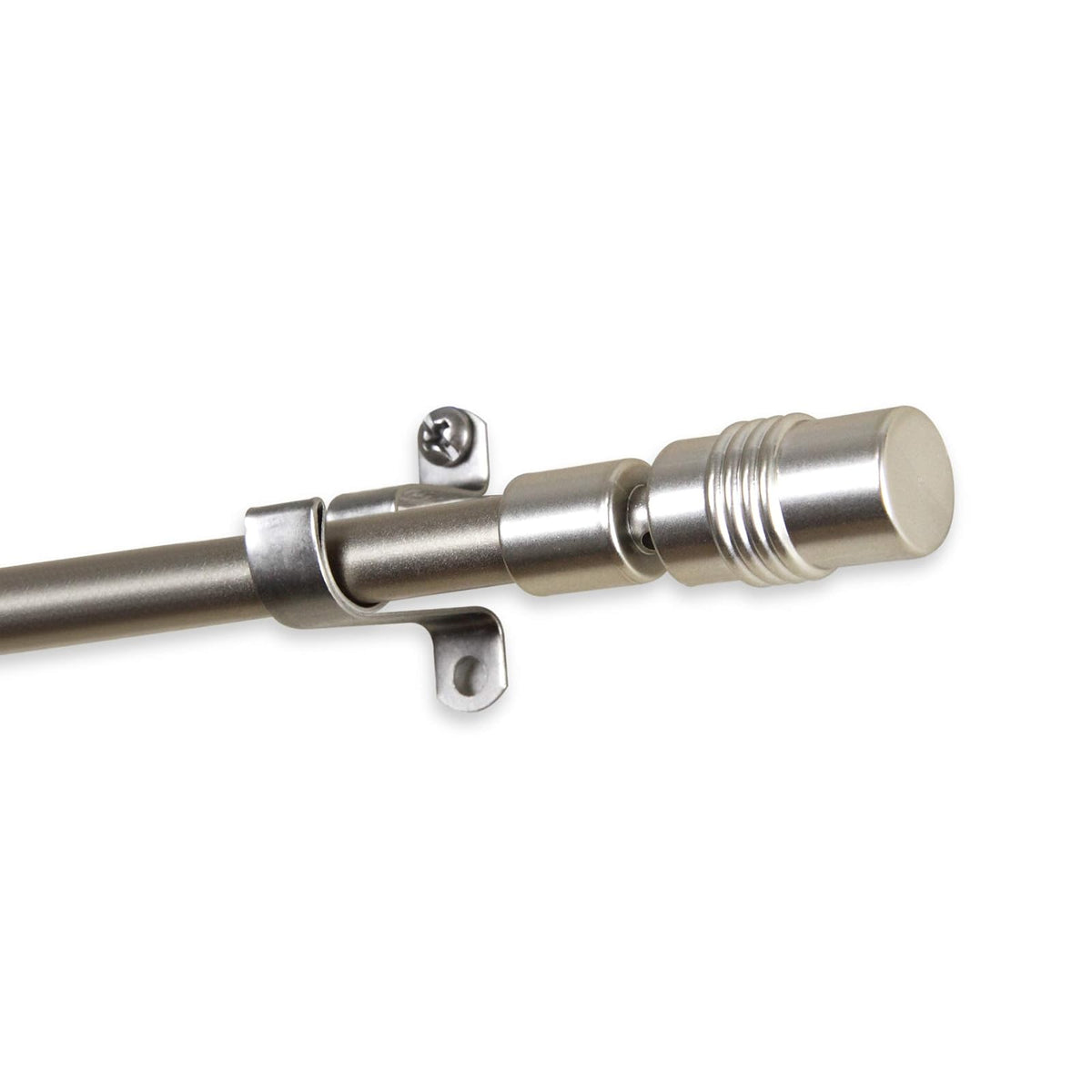 Rod Desyne CF03-18-5 Barrel Cafe Rod, Satin Nickel, 18-28"