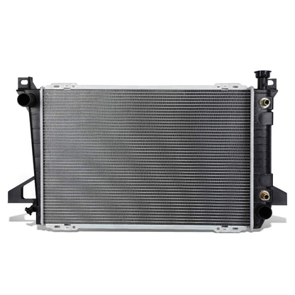 DNA Motoring OEM-RA-1452 Radiador de núcleo de aluminio estilo OE de 1 fila compatible con 85-96 F150 / F250 / F350 MT/AT, 27-1/2 pulgadas de ancho x 18-3/8 pulgadas de alto x 1 pulgada de profundidad, entrada de 1-3/4 pulgadas, 1-3/4 pulgadas 10.2 cm Out