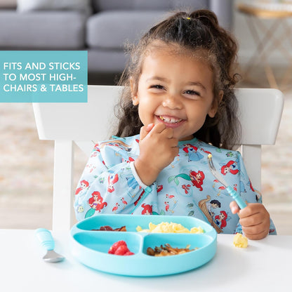 Bumkins Silicone Grip Dish, Azul