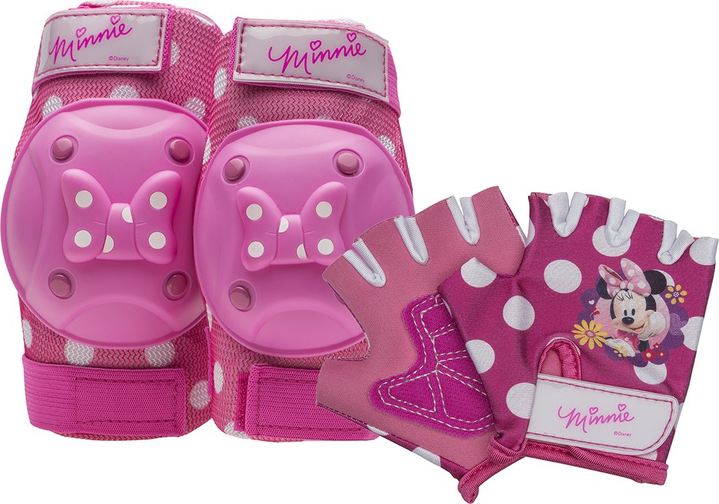 Bell Minnie Mouse - Accesorios para Bicicleta Infantil - Pink Protective Set