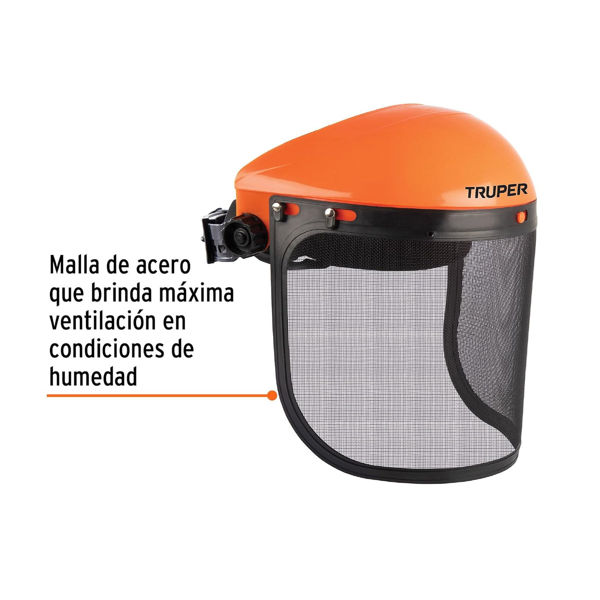 Truper PF-500M, Protector facial de malla recomendado para uso forestal y jardinería