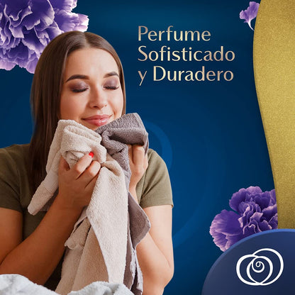Downy Suavizante De Telas Concentrado Perfume Passion 2, 6 L, color, 2.6 ml, pack of/paquete de + Suavizante de Telas Romance Perfume Sofisticado y Duradero 2.6 L