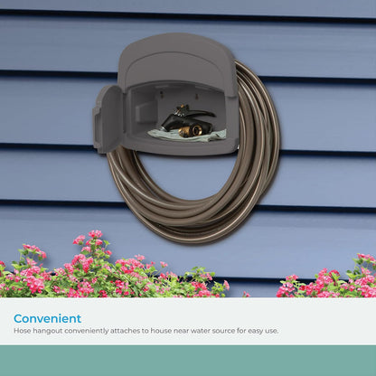 Suncast DHH150ST Deluxe Hangout - percha de ropa de manguera para colgar, color gris piedra, 1 unidad (paquete de 1)