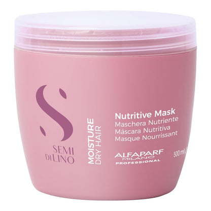 Alfaparf Milano Semi Di Lino Máscara Nutritiva para Cabello Seco, 200 ml - Afrutado - 480 ml (Paquete de 1)