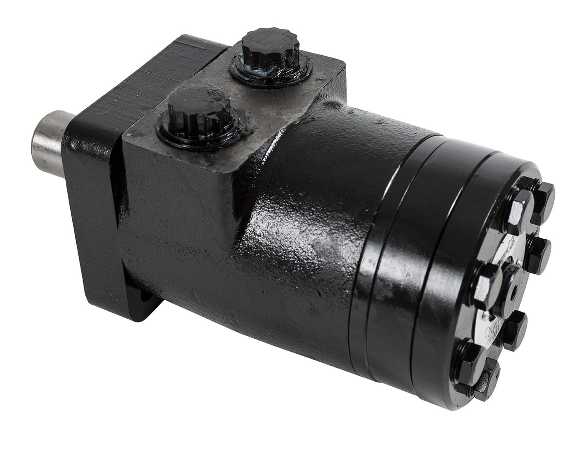 Buyers Products Motor Hidráulico de Montaje de 4 Pernos, Eje Redondo 1 in, Puerto NPT 1/2 in CM034P