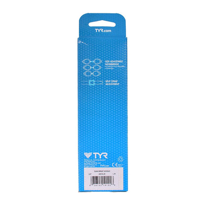 TYR Gafas de Seguridad Básico, Azul, Protección UV, Natación