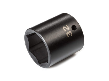 TEKTON Dado de Impacto Profundo de 1/2 Pulgada, Varias Medidas - Estándar - 32 mm