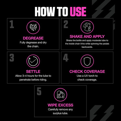 Muc-Off Lubricante de Cadena Seca de Cerámica C3, 120 ml, Verde