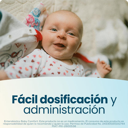 Enterobiotics Baby Comfort suplemento alimenticio para bebé, frasco de 8 ml