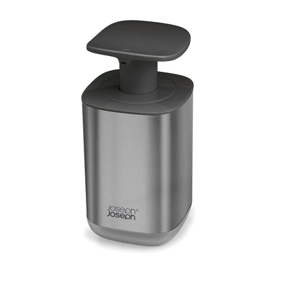 Joseph Joseph Dispensador de jabón de Acero Presto - Gris - Acero - Gris - 12 fl. oz