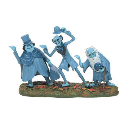 Department 56 Snow Village - Figura de Halloween de Disney The Haunted Mansion Beware of Hitchhikers, 9,5 cm de Alto x 5,5 cm de Ancho x 15,4 cm de Largo, Multicolor