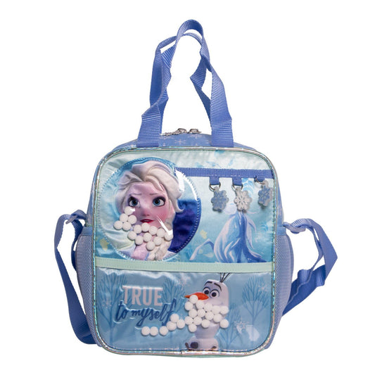 Ruz Lonchera Infantil y Preescolar | Frozen | 100% Poliéster Capacidad 3 Litros | Lonchera de Tela para Niños con Compartimento y Asa de Mano | Recomendado desde 3 años