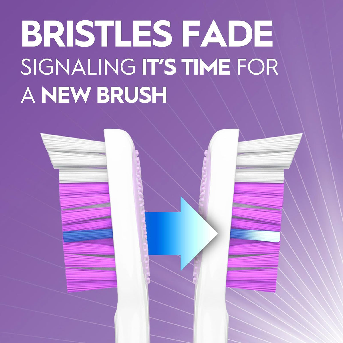 Oral-B 35 Soft Bristles 3D Vivid Toothbrush, White, 4 Count