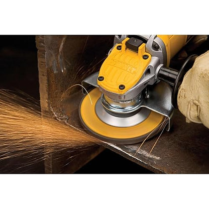 DEWALT Esmeriladora Angular de 4-1/2" (115mm) 900W, HP, Incluye Mango Lateral y Guarda, DWE4120