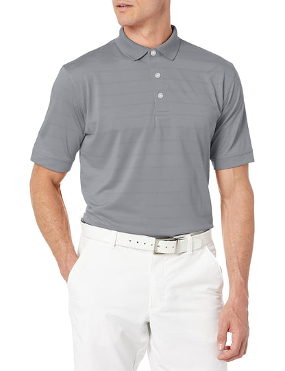 Callaway OPTI-Vent Playera Tipo Polo de Manga Corta, para Hombre - Gris - XXL