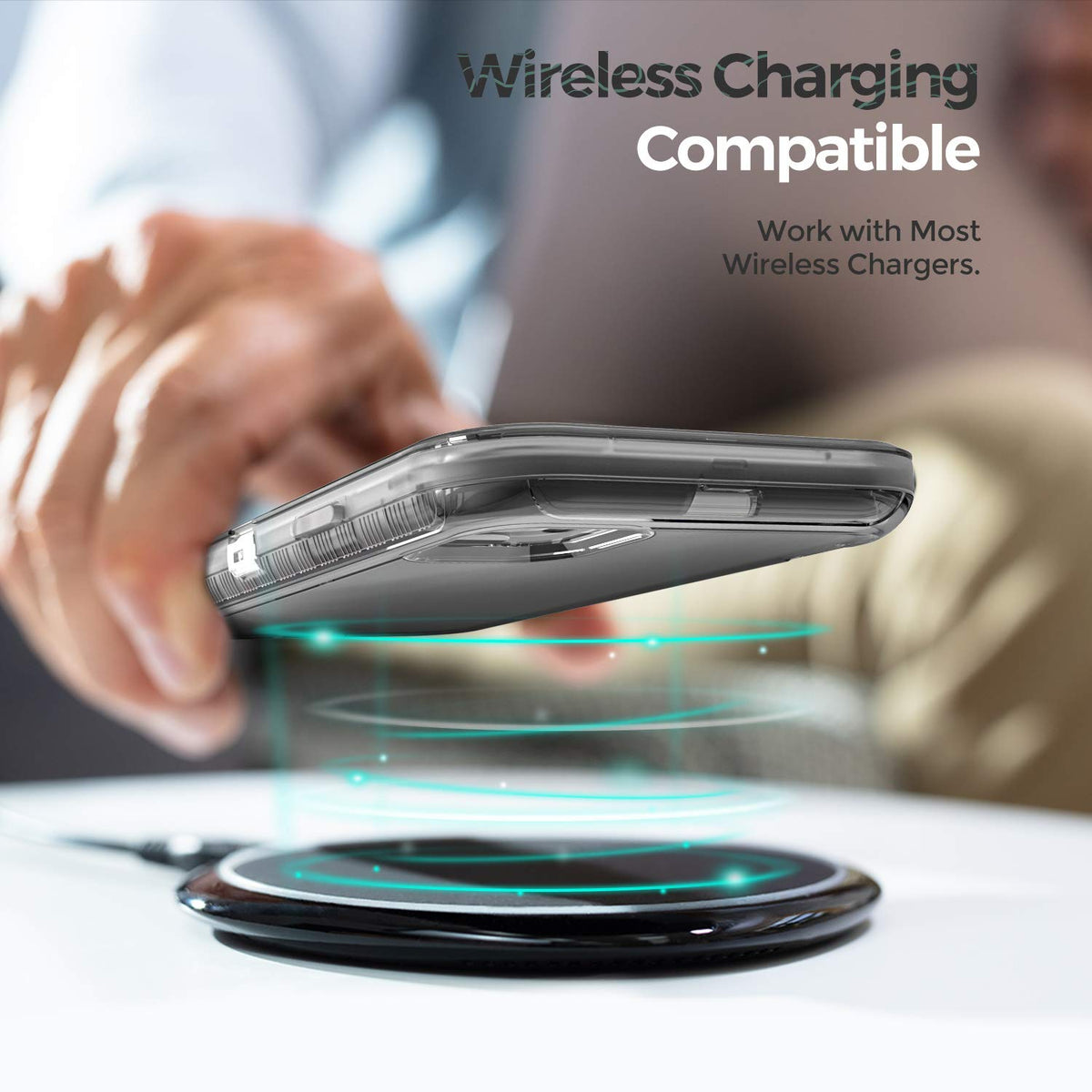 ORIbox - Funda Compatible con iPhone 11, Resistente a los Golpes, anticaídas, Transparente