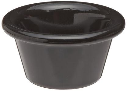 Carlisle 4312203 negro 2 onzas. Suave Ramekin (caja de 48)