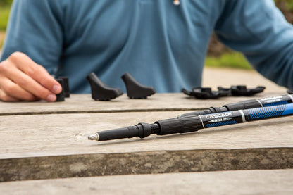 Cascade Mountain Tech Bastones de Senderismo Twist Lock – Ligeros con antigolpes para Caminar y Senderismo
