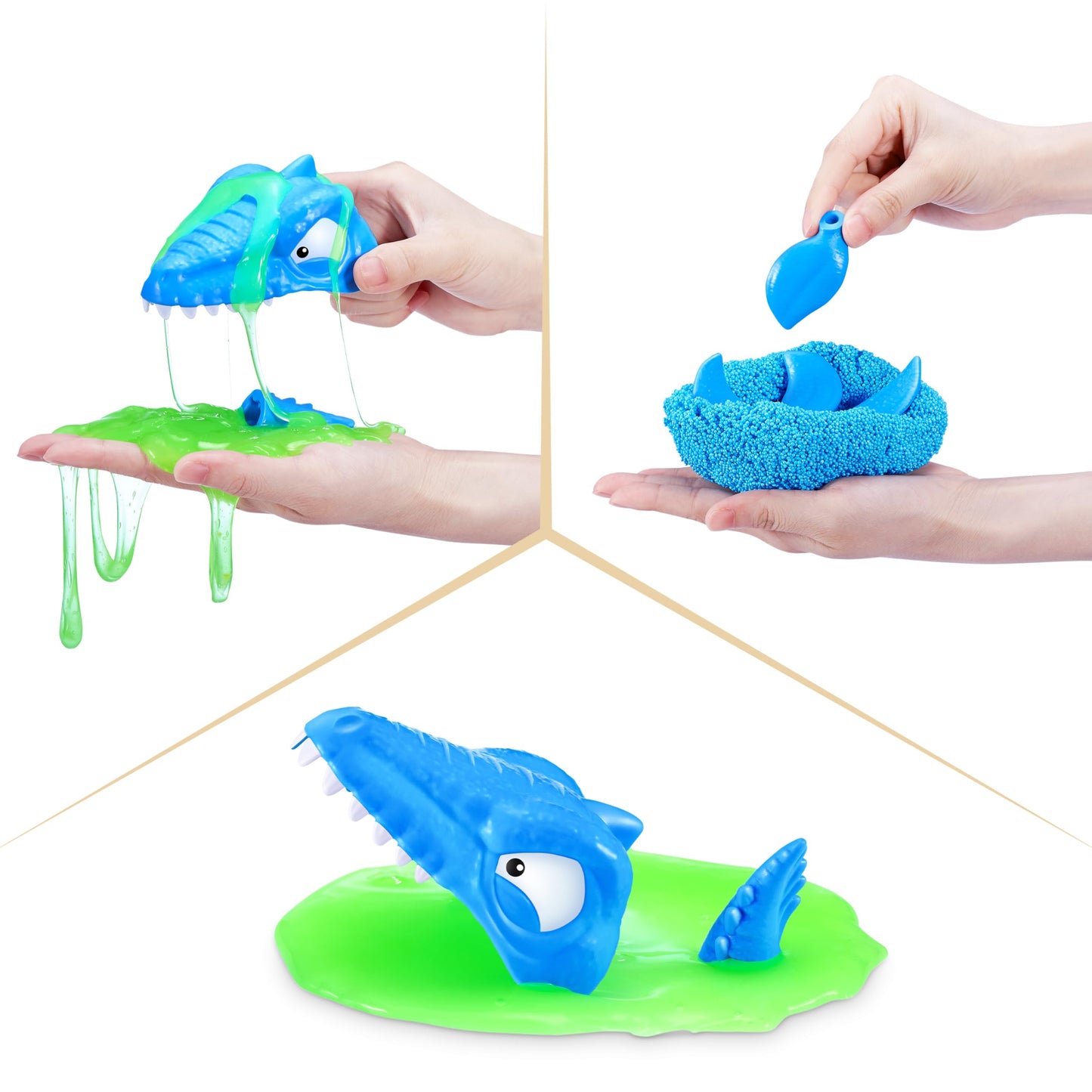 Smashers Dino Island Mini T-Rex Battles Playset (Red Dino) de ZURU Boys Dinosaur Battling Toys Dispara Fuegos Coleccionable Sorpresa Unboxing Skull