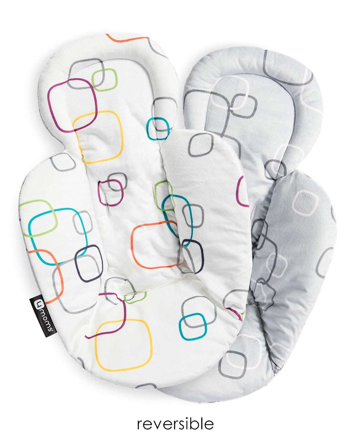 4moms rockaRoo and mamaRoo - Inserto para bebés, bebés y niños pequeños, Lavable a máquina, Suave, Tela de Felpa, diseño Reversible, recién Nacido, 2 Unidades (Paquete de 1)