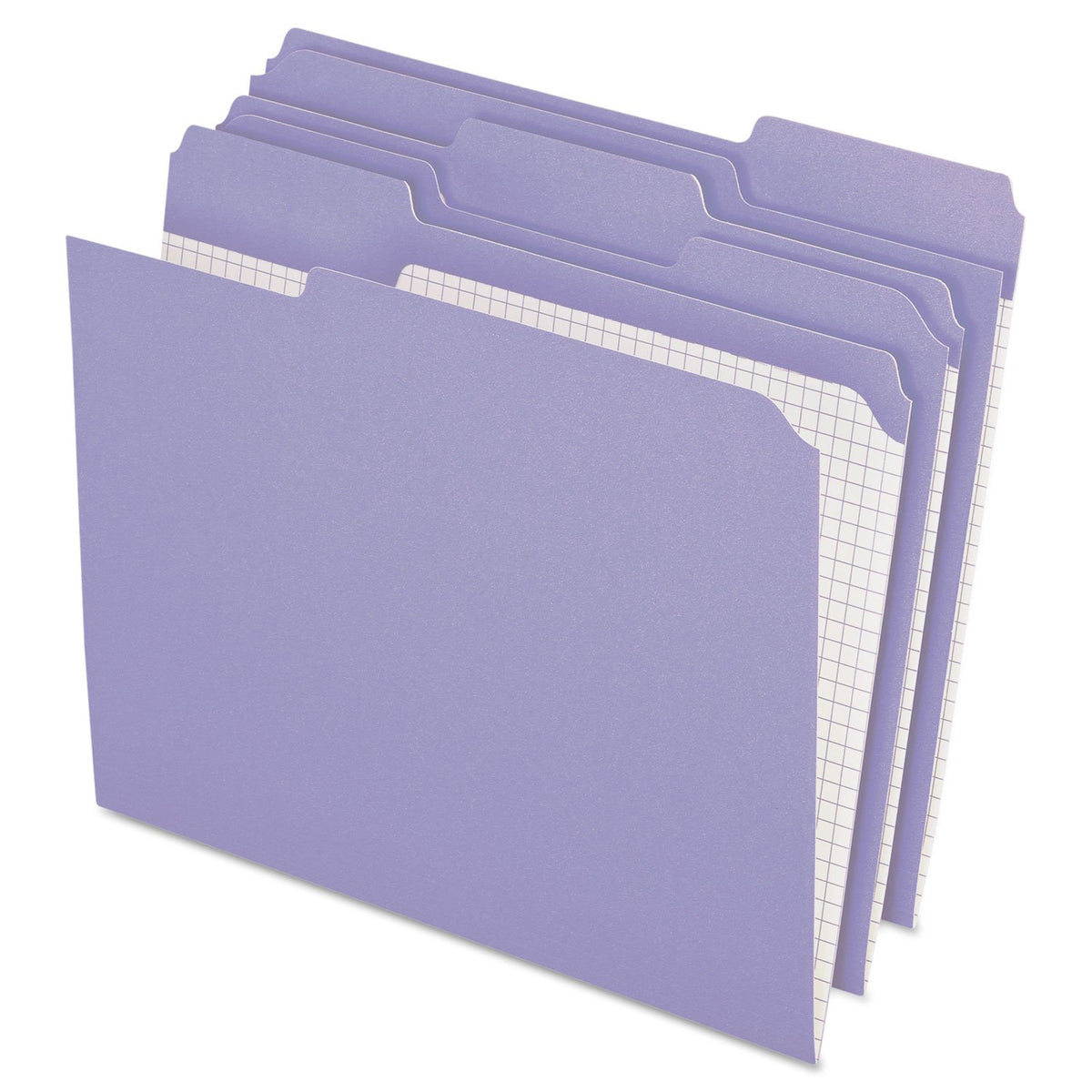 Pendaflex Carpetas de Color con Rejilla Interior Tamaño Carta Azul, 100/Caja - Lv